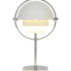 Gubi Multi-Lite Transportabel Lampe Krom/Mat Hvid