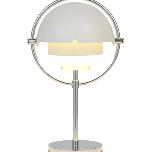 Gubi Multi-Lite Transportabel Lampe Krom/Mat Hvid