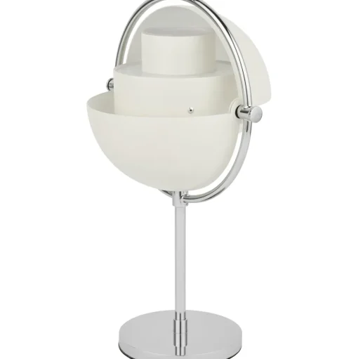 Gubi Multi-Lite Transportabel Lampe Krom/Mat Hvid