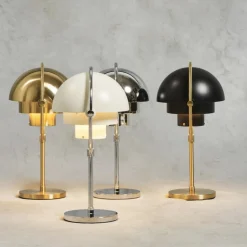 Gubi Multi-Lite Transportabel Lampe Krom/Mat Hvid