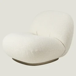 GUBI Pacha Lánestol Dora Boucle 0001 Med Base I Perle Guld