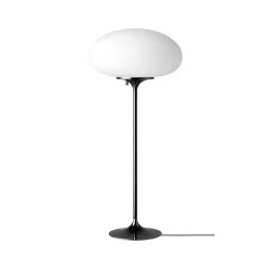 GUBI Stemlite Bordlampe Dámpbar Stor Sort Krom