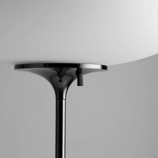 GUBI Stemlite Bordlampe Dámpbar Stor Sort Krom