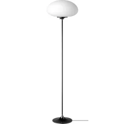 GUBI Stemlite Gulvlampe Dámpbar Stor Sort Krom