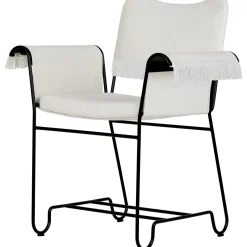 Gubi Tropique Spisebordsstol Med Frynser Sort/Leslie 06