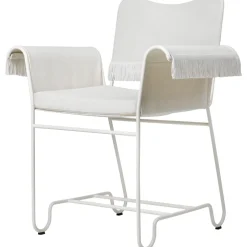 Gubi Tropique Spisebordsstol Med Frynser Hvid/Leslie 06