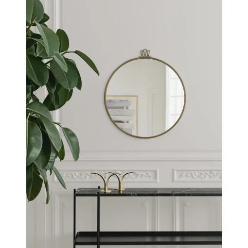 Gubi TS Konsolbord H72 Med 2 Hylder og Bakke Sort/Grey Emperador
