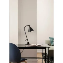 GUBI TS Skrivebord 120 x 60 cm med Sort Base og Sort Marquina Marmor Top