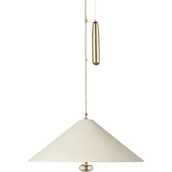 GUBI Tynell Collection A1967 Pendel Messing/Canvas