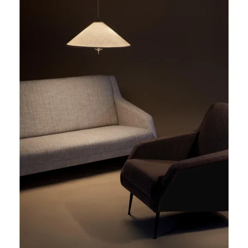 GUBI Tynell Collection A1967 Pendel Messing/Canvas