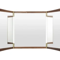 Gubi Vanity 3 Spejl Amerikansk Valnød