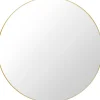 GUBI Wall Mirror RundtØ110 cm Poleret Messing