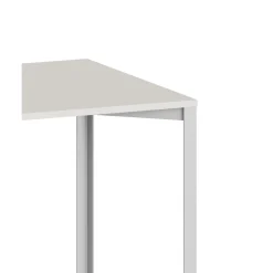 +Halle Grid Bord 80x160 Bomuld Hvid/Lysegrå