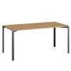 +Halle Grid Bord 80x160 Eg/Sort