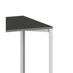 +Halle Grid Bord 80x160 Sort/Lysegrå