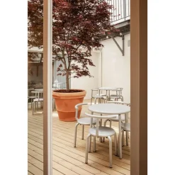 +Halle Torno Spisebordsstol Aluminium