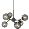 Halo Design Atom Chandelier Sort/Smoke