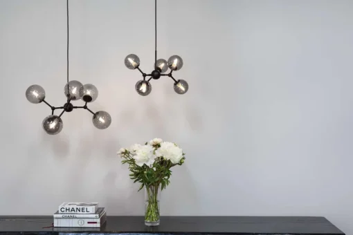 Halo Design Atom Chandelier Sort/Opal