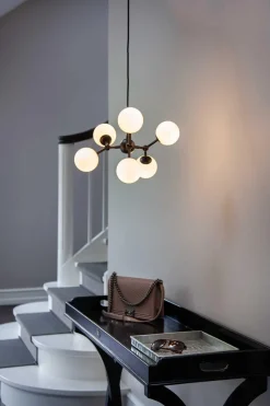 Halo Design Atom Chandelier Sort/Opal