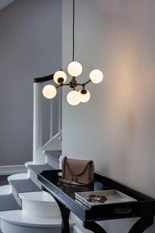 Halo Design Atom Chandelier Sort/Opal