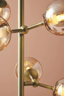 Halo Design Atom Gulvlampe Antik Messing