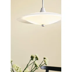 Halo Design Baroni PendelØ46 Opal/Aluminium