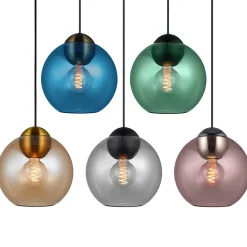 Halo Design BubblesØ24 Pendel Blå