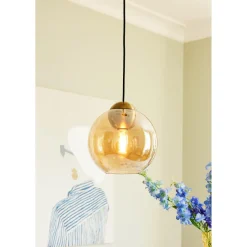 Halo Design BubblesØ24 Pendel Amber