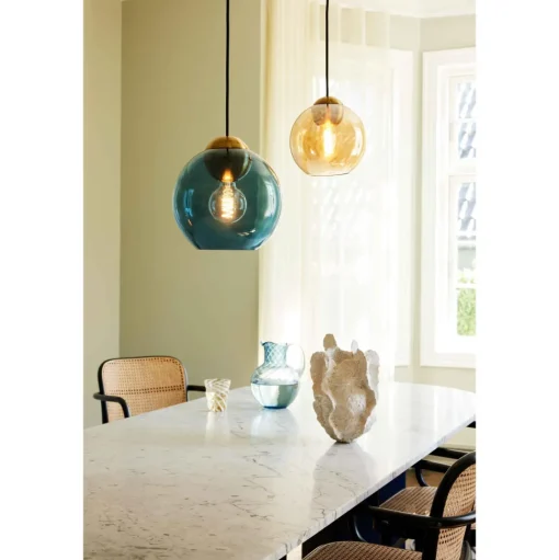 Halo Design BubblesØ24 Pendel Amber