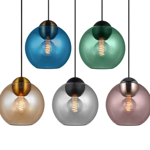 Halo Design BubblesØ24 Pendel Amber