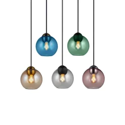 Halo Design Bubbles Pendel MiniØ14 Amber