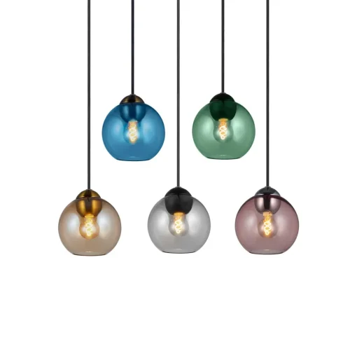Halo Design Bubbles Pendel MiniØ14 Amber