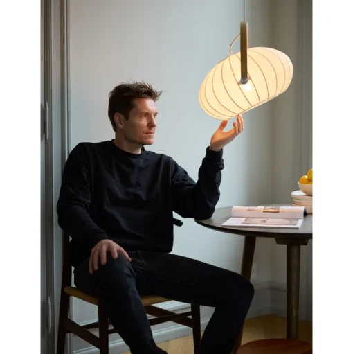 Halo Design DC Textile PendelØ40 Satin White
