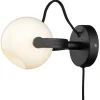 Halo Design D.C VáglampeØ12 Opal/Sort/Eg