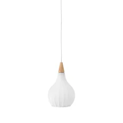 Halo Design Drops Textile PendelØ17 Hvid