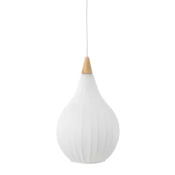 Halo Design Drops Textile PendelØ30 Hvid