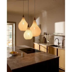 Halo Design Drops Textile PendelØ30 Hvid