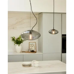 Halo Design Mesh PendelØ20 Smoke
