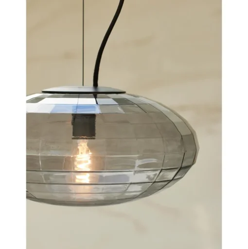 Halo Design Mesh PendelØ28 Smoke