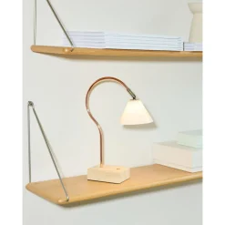 Halo Design Question Transportabel Lampe Sort/Antik Messing/Opal