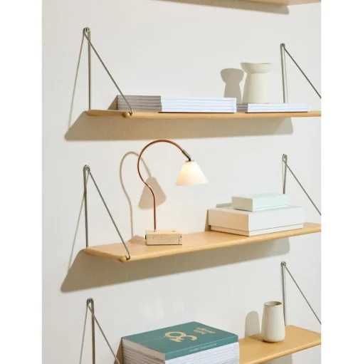 Halo Design Question Transportabel Lampe Sort/Antik Messing/Opal