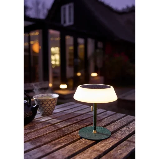 Halo Design Solar Transportabel Lampe Mørkegrøn