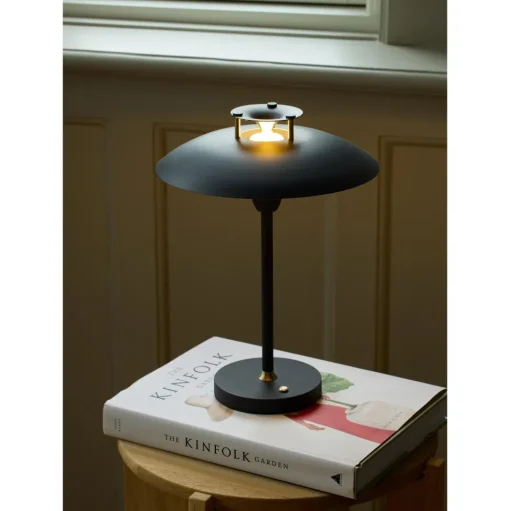 Halo Design Stepp 1-2-3 Transportabel Lampe Sort
