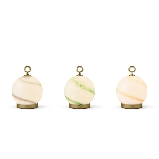 Halo Design Stockholm Transportabel Lampe Marble Brown/Antique