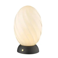 Halo Design Twist Oval Bordlampe Opal/Sort
