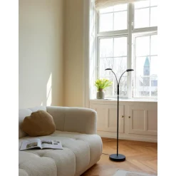 Halo Design Vegas Gulvlampe 2-arme Sort
