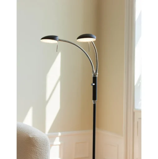 Halo Design Vegas Gulvlampe 2-arme Sort