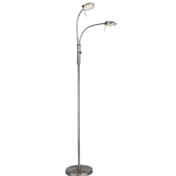 Halo Design Vegas Gulvlampe 2-arme B-Stål