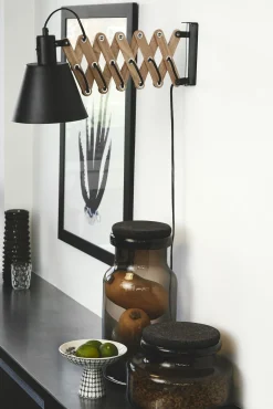 Halo Design Vintage Váglampe Sort/Valnød