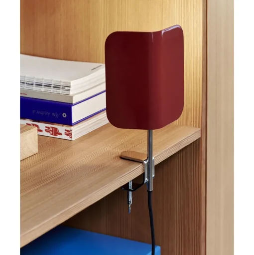 HAY Apex Váglampe med Klemme Maroon Red